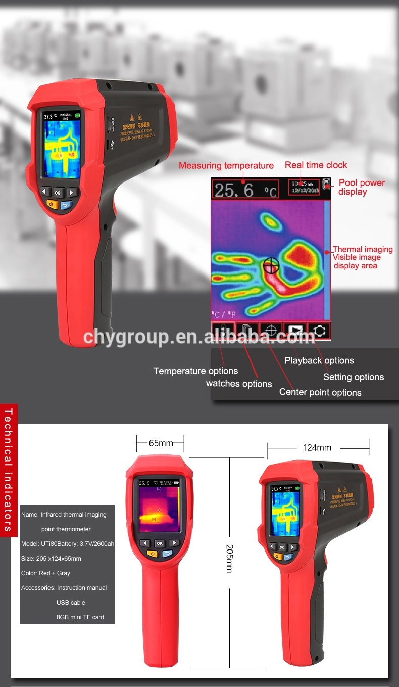 Sales promotion UNI-T UTi80 Thermal Imaging Camera Infrared Thermometer Imager -30C to 400C Degree Thermal Imaging camera